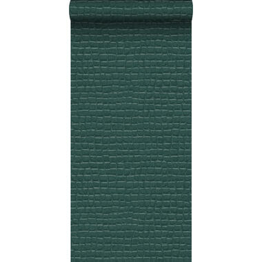 Origin behang - krokodillenhuid - zeegroen - 0.53 x 10.05 m product