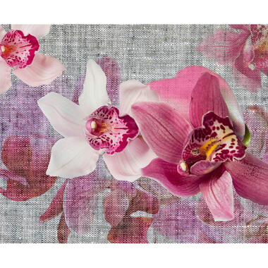 Sanders & Sanders fotobehang - bloemen - roze - 360 x 270 cm product