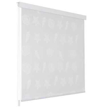 vidaXL Rolgordijn voor douche 80x240 cm zeester product