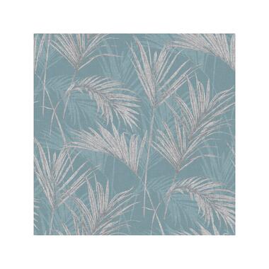 Dutch Wallcoverings - Myriad Palm Springs blauw/grijs - 0,53x10,05m product