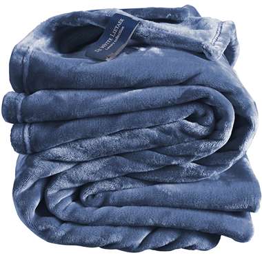 De Witte Lietaer Fleece plaid Cosy - 150 x 200 cm - Blue indigo product