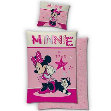 Disney Minnie Mouse Dekbedovertrek - Eenpersoons - 140 x 200 cm - Flanel product