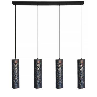 Freelight Hanglamp Forato 4 lichts - L 120 cm - bruin - zwart product