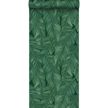 ESTAhome behang - bananenbladeren - emerald groen - 0.53 x 10.05 m product