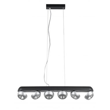 Highlight Hanglamp Doplo - 6 lichts - L 81 cm - Zwart product