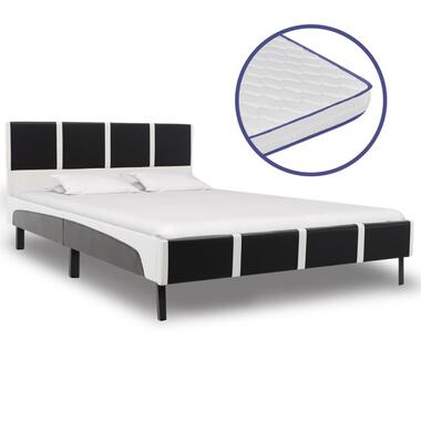 VIDAXL Bed met traagschuim matras kunstleer 120x200 cm product