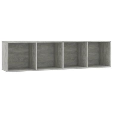 vidaXL Boekenkast/tv-meubel 143x30x36 cm betongrijs product