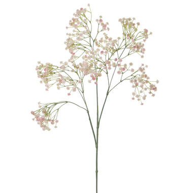 Kunstbloem - gipskruid gypsophila - takken - roze - 95 cm product