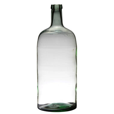 Bellatio design Vaas van gerecycled glas - transparant - 19 x 50 cm product