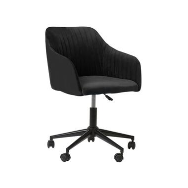 VENICE - Bureaustoel - Zwart - Fluweel product