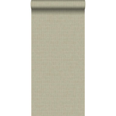 ESTAhome behang - krokodillenhuid - beige - 0.53 x 10.05 m product