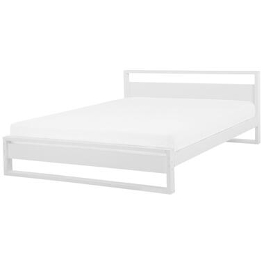 Beliani Tweepersoonsbed GIULIA - wit dennenhout product