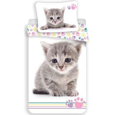 Animal Pictures Kitten Dekbedovertrek - Eenpersoons - 140 x 200 cm - Katoen product