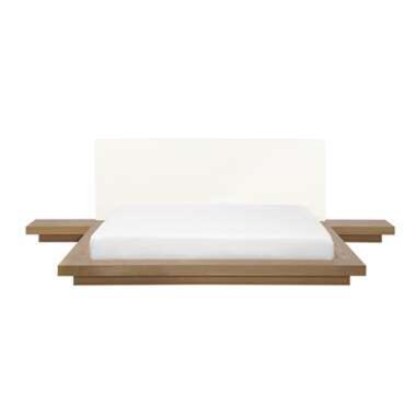 ZEN - Futon tweepersoonsbed - Lichtbruin - 160 x 200 cm - MDF product