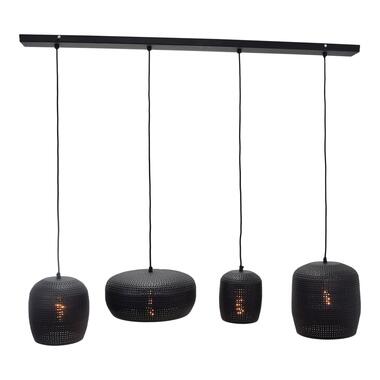 Urban Interiors Hanglamp Fez - 4 lichts - L 120 cm - zwart product