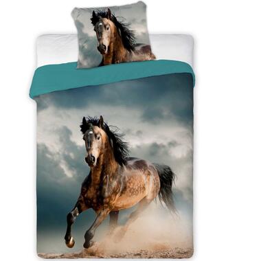 Animal Pictures Paard - Dekbedovertrek - Eenpersoons - 140 x 200 cm - Multi product