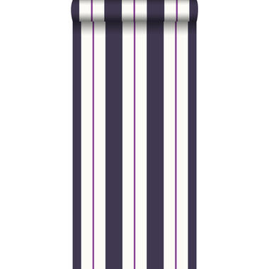 ESTAhome behang - strepen - paars - 53 cm x 10,05 m product