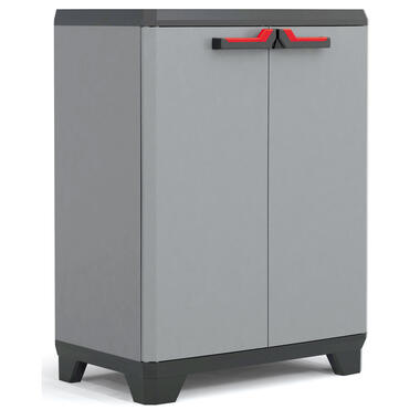 Keter Stilo Low cabinet - 1 Plank - 68x39x90 cm - donker grijs/zwart product