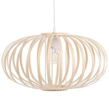 Beliani Hanglamp HAVEL - Lichte houtkleur bamboehout product