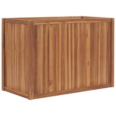 vidaXL Plantenbak verhoogd 100x50x70 cm massief teakhout product