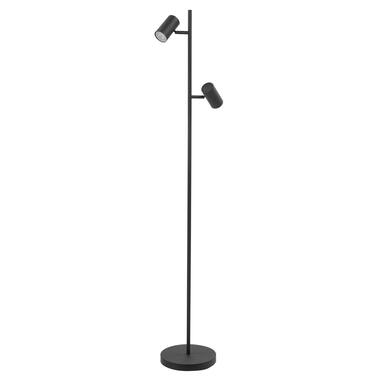 Highlight Vloerlamp Burgos - 2 lichts - H 142 cm - zwart product