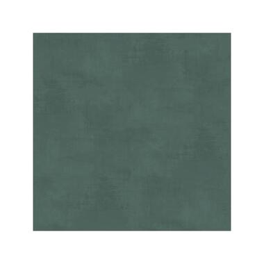 Dutch Wallcoverings - Kalk II uni groen - 0,53x10,05m product