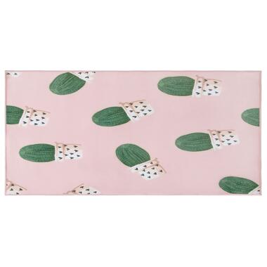 Beliani Laagpolig - ELDIVAN roze polyester 80x150 cm product