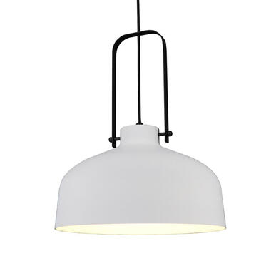 Artdelight Hanglamp Mendoza - Ø 37,5 cm - wit - zwart product