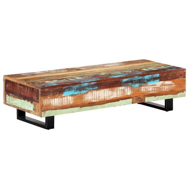 VIDAXL Salontafel 120x50x30 cm massief gerecycled hout en staal product
