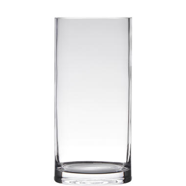 Bellatio Design Vaas Home Basics - cilinder - glas - 12 x 35 cm product