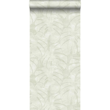 ESTAhome behang - monstera bladeren - beige - 0.53 x 10.05 m product