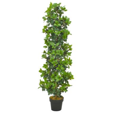 VIDAXL Kunstplant - met pot - laurierboom - 150 cm - groen product
