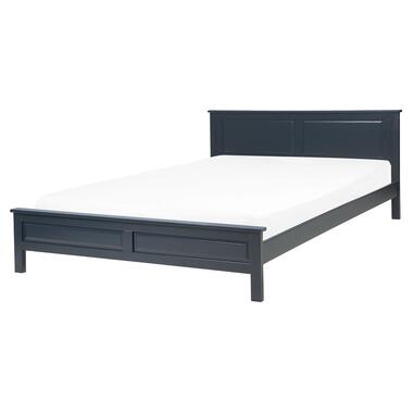 OLIVET - Tweepersoonsbed - Blauw - 160 x 200 cm - Dennenhout product