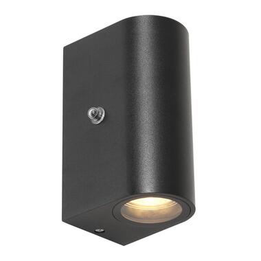 Steinhauer Buitenlamp Logan rond - LED - dag nacht sensor - zwart product