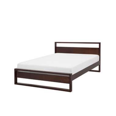 GIULIA - Tweepersoonsbed - Donker - 140 x 200 cm - Dennenhout product