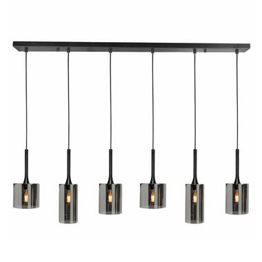 Highlight Hanglamp Diverso - 6 lichts - L 110 cm - zwart product