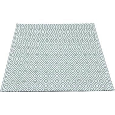 Binnen/buitenvloerkleed Diamond - groen - 90x150 cm product