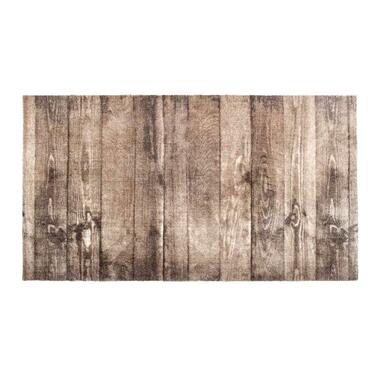 Mat Universal Oak Wood - bruin - 67x120 cm - Leen Bakker