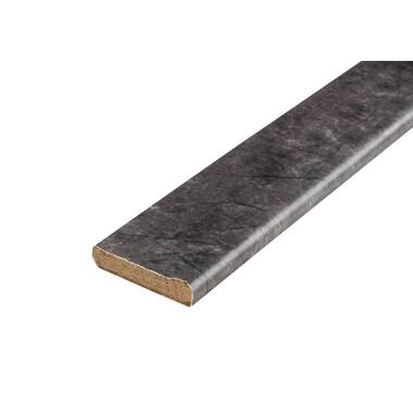 Plakplint Stone-Slate - antraciet - 240x2,2x0,5 cm - Leen Bakker