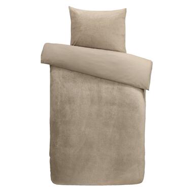 Leen Bakker Dekbed Winter Teddy - taupe - 140x200 cm