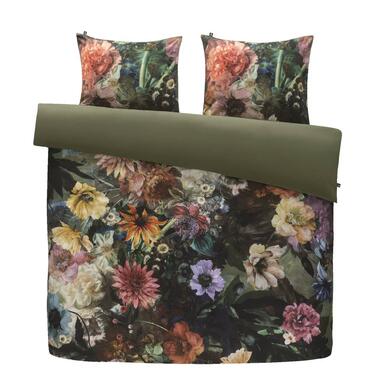 At Home by Beddinghouse dekbedovertrek Forever flowers - groen - 200x200/220 cm - Leen Bakker