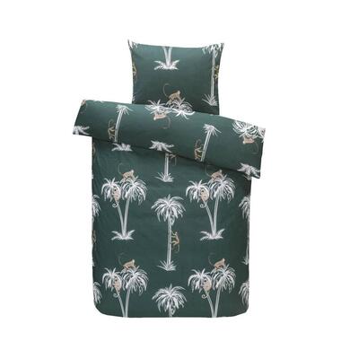 Comfort dekbedovertrek Nya palmbomen - groen - 140x200/220 cm product