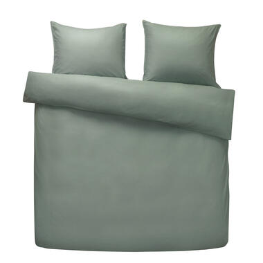 Comfort dekbedovertrek Jorrit effen - groen - 240x200/220 cm product