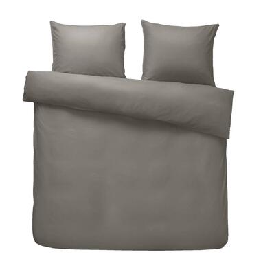 Comfort dekbedovertrek Jorrit effen - antraciet - 200x200/220 cm product