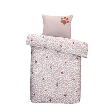 Comfort dekbedovertrek Yf - wit/roze - 140x200 cm product
