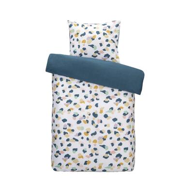Comfort dekbedovertrek Liv - wit/blauw - 140x200 cm product
