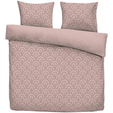 Dekbedovertrek Emma velvet - roze - 140x200/220 cm product