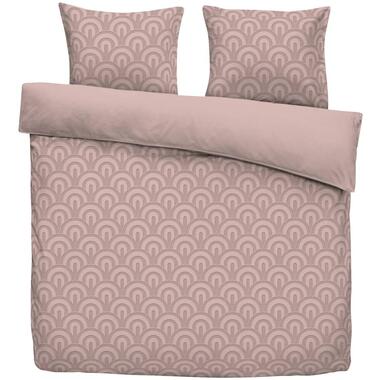 Dekbedovertrek Emma velvet - roze - 240x200/220 cm product