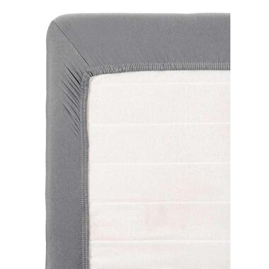 Hoeslaken topdekmatras Jersey - grijs - 180x200 cm product