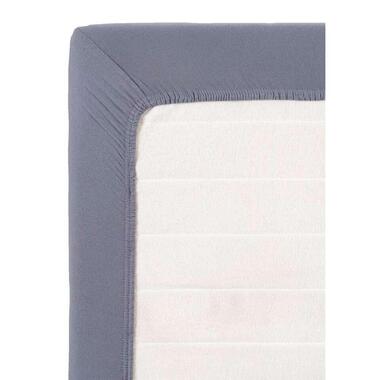 Hoeslaken topdekmatras Jersey - grijsblauw - 180x200 cm product